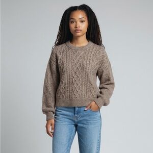 Vintage Wool Cable Knit Sweater